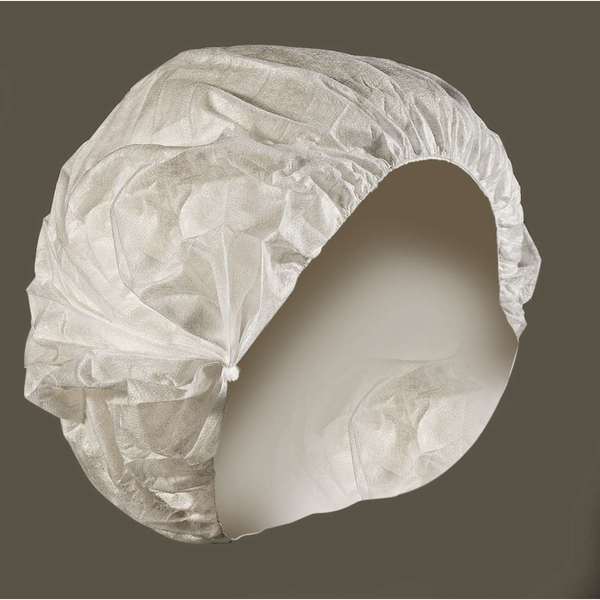 Cellucap Bouffant Cap White Hand Tied, PK1000 BI4DI